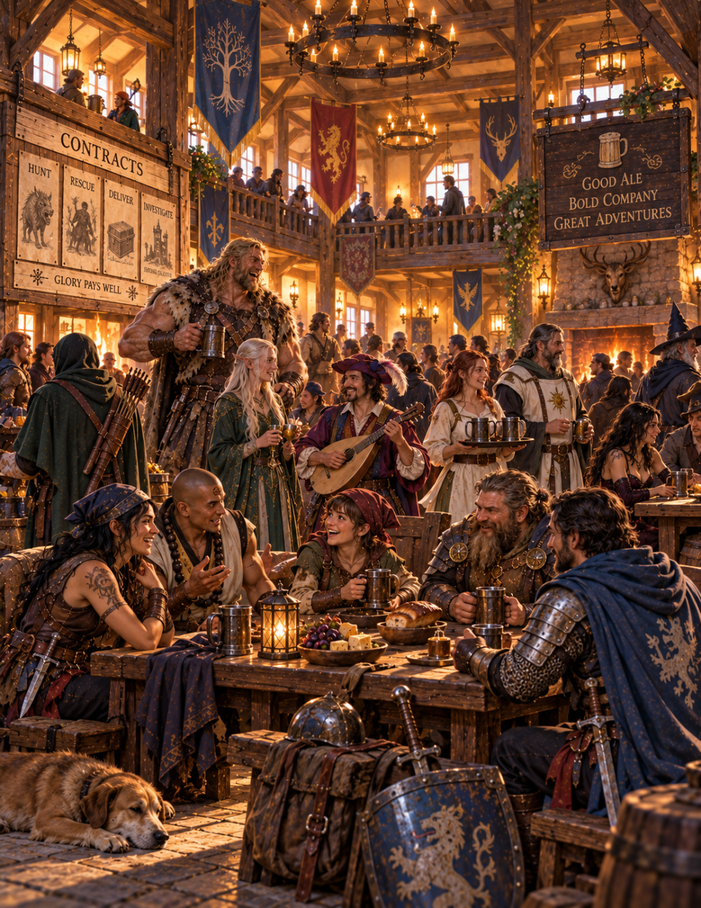 Character Classes - 17 Classes - Adventure Party Tavern - No Quarter TTRPG