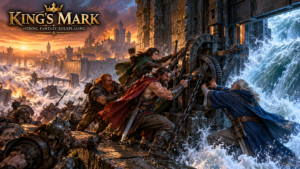 Fantasy Heroes - Action Scene - Dam Water Flood Disaster