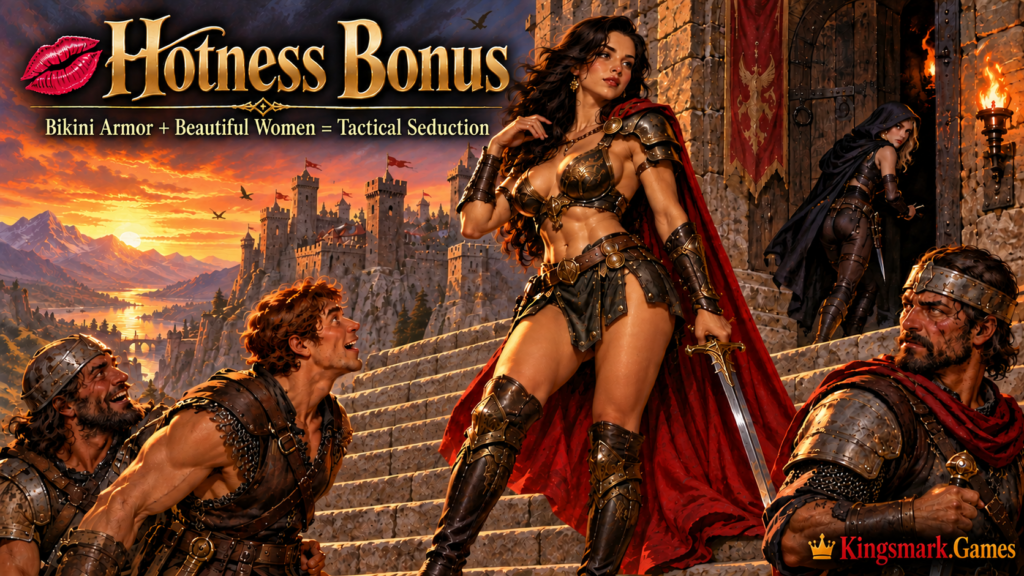 Hotness Bonus - Kingsmark TTRPG - Bikini Fantasy Armor Beautiful Women