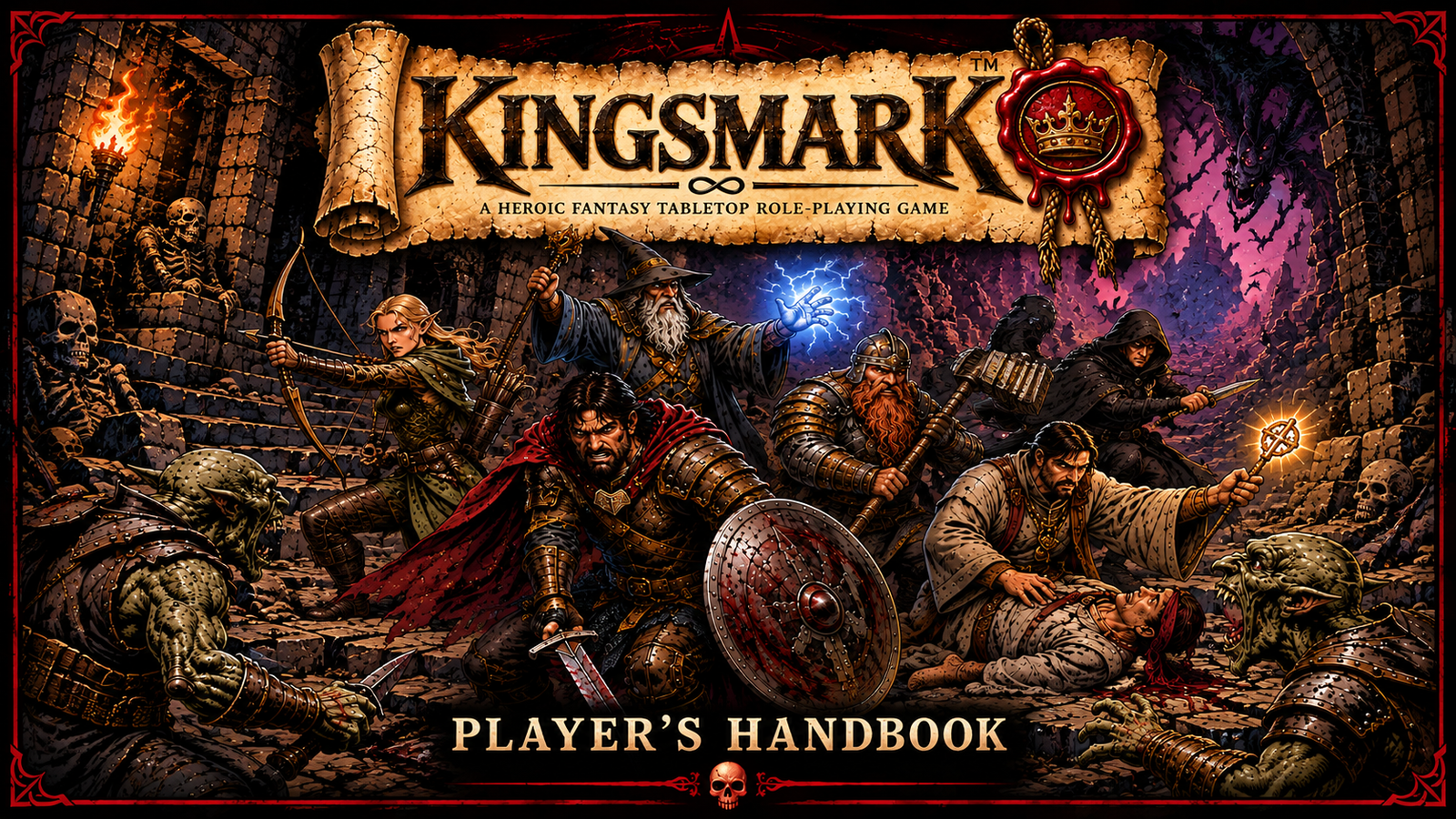 Kingsmark 1920x1080 Book Cover TTRPG