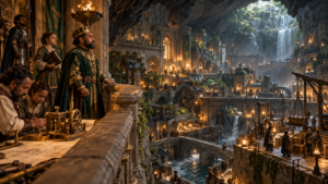 Qatan King - King of Qetanim - Little Humans - Kingsmark TTRPG - Hobbits Halflings