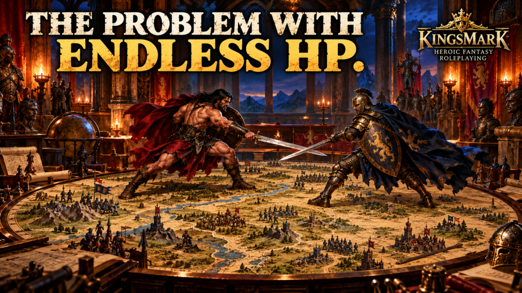 The Problem With Endless Hit Points - Role-Playing Games - Game Design - Kingsmark